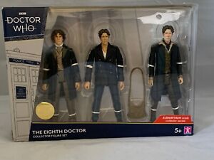 Doctor Who: The 8th Doctor Collector Figure Set, NEW, B&M