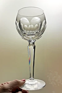 Waterford Crystal Sheila (Similar to Kathleen) tall stem Hock or Champagne glass - Picture 1 of 4