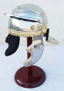 Römische Helm Mittelalterlich Armor Centurion Antik Stil Rollenspiel Kopfschmuck - Picture 1 of 4
