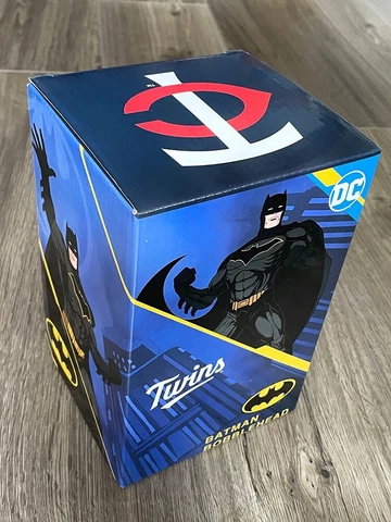 MINNESOTA TWINS 2023 DC COMICS NIGHT BATMAN BOBBLEHEAD - NEW!! Cover