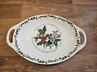 PORTMEIRION THE HOLLY AND THE IVY 18" 45 LARGE OVAL HANDLED PLATTER New Label