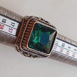 ANILLO ROMANO ANTIGUO - BRONCE CON ÁGATA GRABADA - ARTEFACTO HISTÓRICO RARO - Imagen 1 de 3