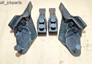 JCB PARTS - 1 PC. TOOTH & 2 SIDECUTTERS & 8 NUTS & BOLTS (ASSORTED PART NO) - Picture 1 of 10