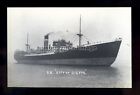 bf716 - Ellerman Cargo Ship - City of Dieppe - postcard by B Feilden
