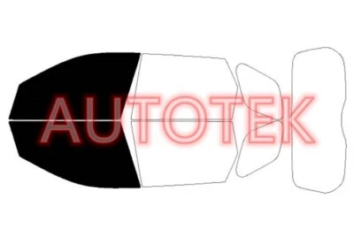 Película precortada tinte de ventanas delanteras de dos puertas para Land Rover Discovery Sport 2015-2025 Foto 1 de 4