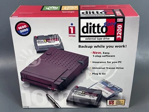Iomega Ditto Easy 3200 externes Bandlaufwerk IO3020-PX3 & 3M TR-3 Band offene Box - Bild 1 von 21