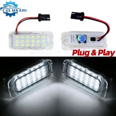 For Ford Explorer Escape Expedition Fusion White 18-SMD LED License Plate Lights - Image 1 of 4