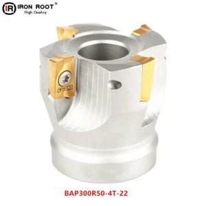 1P BAP300R50-4T-22 Fresatrice faccia 4 flauti strumento di fresatura CNC per inserto APMT1135 - Foto 1 di 7