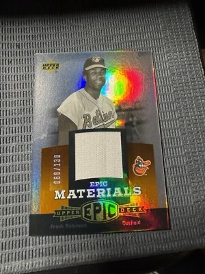 Parche reliquia orooles 2006 cubierta superior materiales épicos Frank Robinson #em-fr2 68/130 Foto 1 de 4