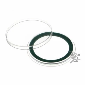 (10) AirTite 39mm Green Velour Colored Ring Coin Holder Capsules for 1oz - Picture 1 of 1