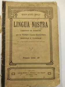 Giovanni Soli Lengua Nuestra Cuaderno De Ejercicios Para Tercera Clase Elemental - Imagen 1 de 3