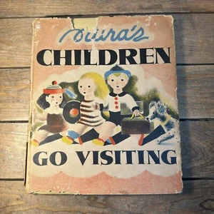 NURA'S CHILDREN GO VISITING 1943 HC Picture Book Norah Woodson Ulreich - Foto 1 di 24