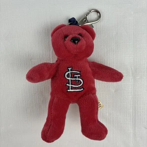 St. Louis Cardinals Mark McGwire #25 Red Bear Plush Keychain Team Beans MLB - Picture 1 of 12