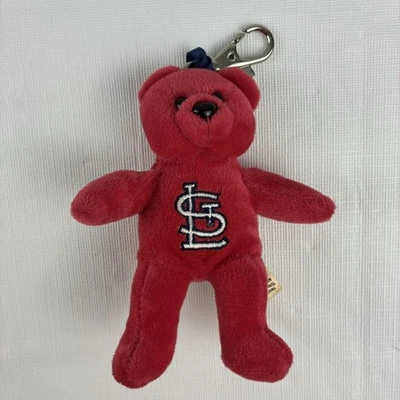 St. Louis Cardinals Mark McGwire #25 Red Bear Plush Keychain Team Beans MLB - Image 1 of 4