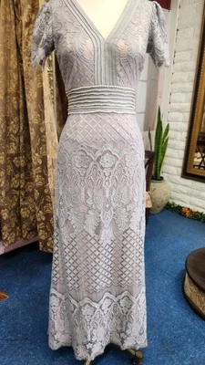 Embroidered Illusion Gown - Image 1 of 4