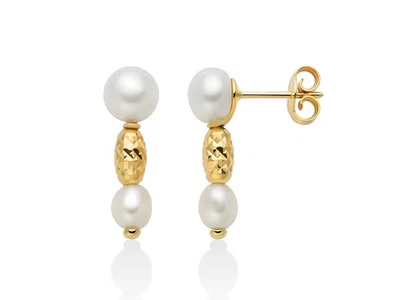 MILUNA ORECCHINI  PEPITE DI PERLE  REFERENZA PER2794G  GARANZIA UFFICIALE - Immagine 1 di 3