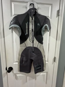 Sea Doo Jet Ski  Wetsuit Womens 11/12 Stallion  Gray 4 Way Flex Riding - Picture 1 of 13