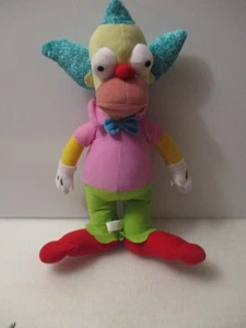 The Simpsons Krusty the Clown Plush 16" Licensed Toy Factory Stuffed - Picture 1 of 3