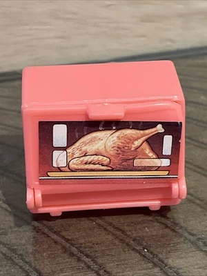 Mini muñeca Barbie tostadora vintage rosa casa de muñecas miniatura pavo Foto 1 de 4