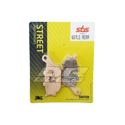 Honda CBR 1000 RR Fireblade 2004 2005 SBS Street Sintered Rear Brake Pads 657LS Foto 1 de 4