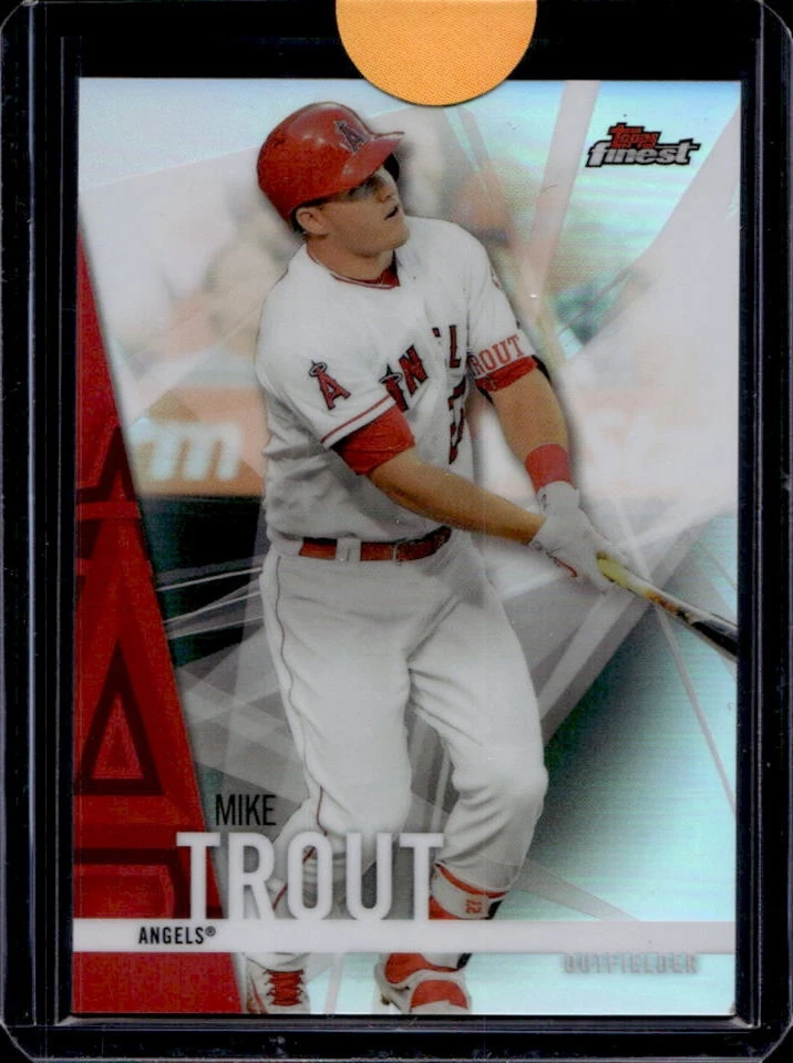 2017 Finest Mike Trout Refractor #1 Angels - Image 1 of 2
