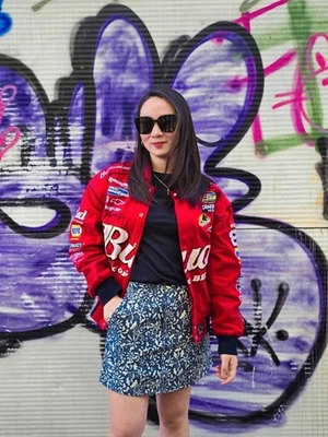 Bud KING OF BEERS Racing Jacket by JH Design - Image 1 of 4