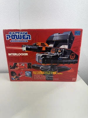 Antigo Captain Power Interlocker antiaéreo trono lacrado - Imagem 1 de 4