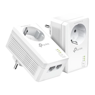 TP-Link TL-PA7027P KIT AV1000 2-Port Gigabit Powerline Adapter mit Steckdose - Bild 1 von 4