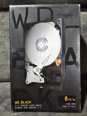 Western Digital 8TB WD_Black Performance Internal Gaming Hard Drive HDD 7200 RPM - Image 1 of 3