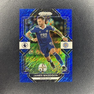 Panini Premier League Prizm 2022-23 James Maddison/8 Blue Shimmer Prizm - Imagen 1 de 2