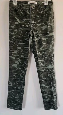 Vintage America Women 8/29 Camo Vintage Skinny Pants Green 10" Rise - Image 1 of 4