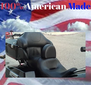 Harley Drivers backrest for Touring Models Ultra Classic, Electra, Tri-Glide etc - Picture 1 of 10