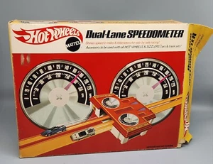 SET TACHIMETRO HOT WHEELS DOPPIA CORSIA 1969 MATTEL 6484  - Foto 1 di 12