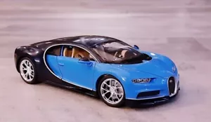 Bugatti Chiron DieCast Metal Model Car SuperCar Hypercar by Welly 1:24 Scale - Picture 1 of 9