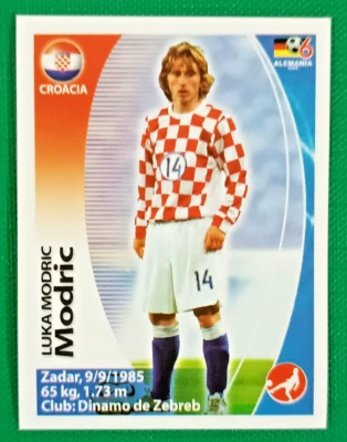2006 Navarrete Germany World Cup FIFA Action #350A LUKA MODRIC Rookie Update - Image 1 of 3