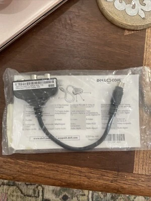 Dell 044CTV 70TVD S-video/TV to S-Video and RCA Video SPDIF Audio Adapter Cable - Image 1 of 4