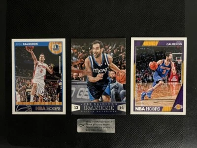 Jose Calderon NBA player lot! 3 different basketball cards, no duplicates - Image 1 of 2