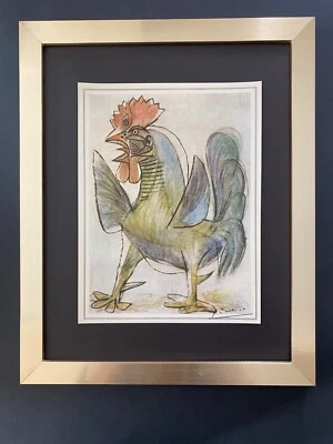 PABLO PICASSO | Impresión firmada vintage 1940 | Edición limitada | Enmarcada $ Foto 1 de 3