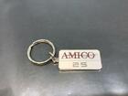Vintage Promotion Keyring AMICO 25 Keychain Ancien Porte-Clés en Métal Argenté
