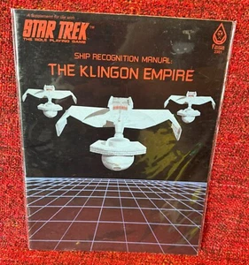 STAR TREK KLINGON SHIP RECOGNITION MANUAL FASA ROLE-PLAYING GAME MODULE 2301 - Picture 1 of 1
