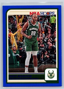 2023-24 NBA Hoops #112 KHRIS MIDDLETON Blue Parallel SP