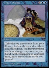 1x NM-Mint, English Regular Three Wishes Visions