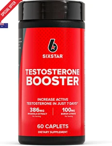 Testosterone Booster Supplement, Extreme Strength Testosterone, 60 Caplets - Picture 1 of 12