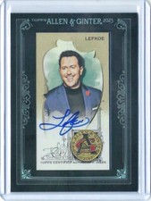 2023 Topps Allen & Ginter Adam Lefkoe Black Mini Frame Autograph Insert #8/25!