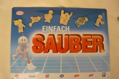 Nostalgie Magnettafel Henkel Einfach Sauber Metalltafel Magnete Werbetafel Küche - Bild 1 von 4