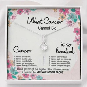 Cancer Survivor What Cancer Cannot Do Alluring Beauty Necklace - Picture 1 of 12
