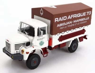 MODELLINO CAMION STATICO BERLIET L64 TRUCK TELONATO RALLY RAID AFRIQUE 1963 1/43 - Immagine 1 di 3