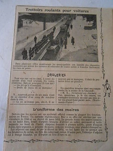 Trottoirs roulants pour voitures Villes Américaines Image Print 1909 - Imagen 1 de 1