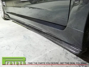 For 2008-2014 Subaru Impreza 4Dr CS Style Side Skirts Add on Lip CF Carbon Fiber - Foto 1 di 2