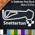 Snetterton 300 Track Race Circuit Vinyl Decal Sticker, Btcc, Bsb